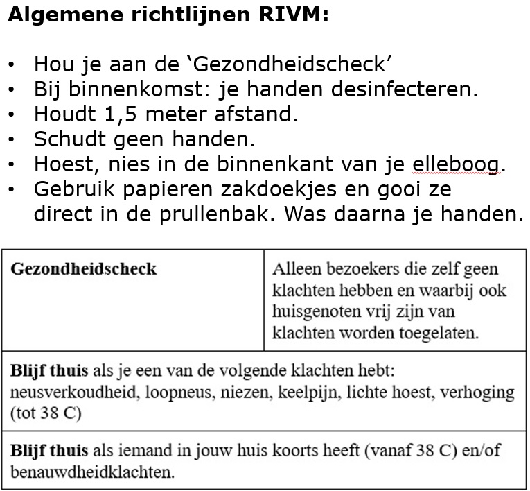 RIVM richtlijn